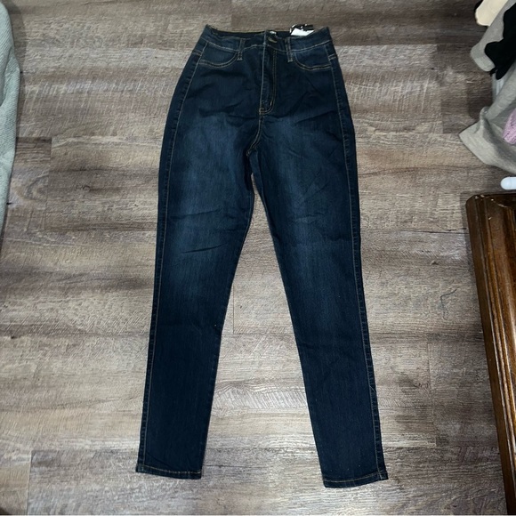 Dark Blue Denim Jeans - Picture 6 of 10